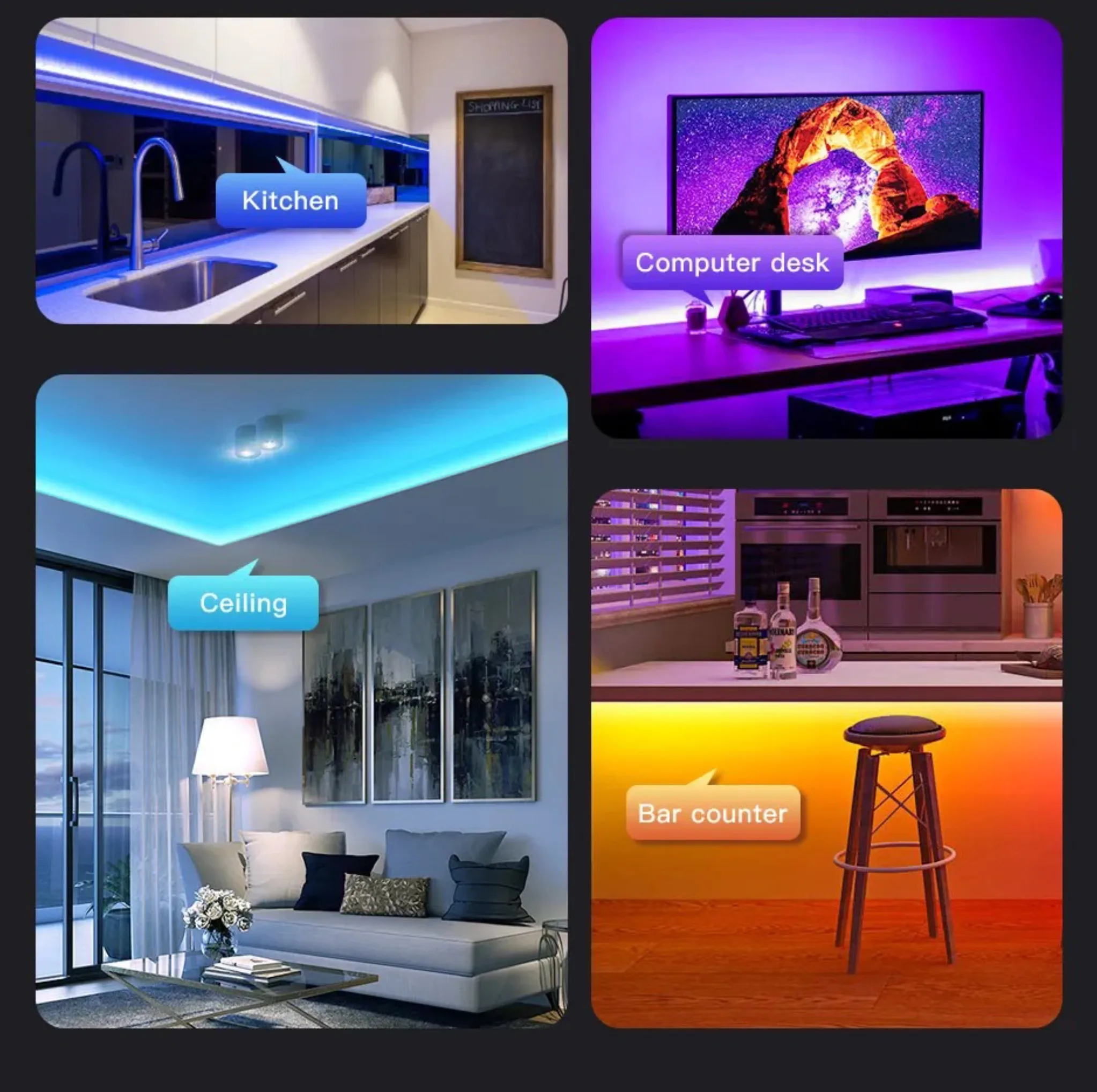 ریسه ال ای دی RGB مدل Modern.moods طول 5 متر