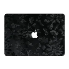 برچسب پوششی ماهوت مدل Black Wild-Flower مناسب برای لپ تاپ اپل Macbook Pro 2016 15inch Retina