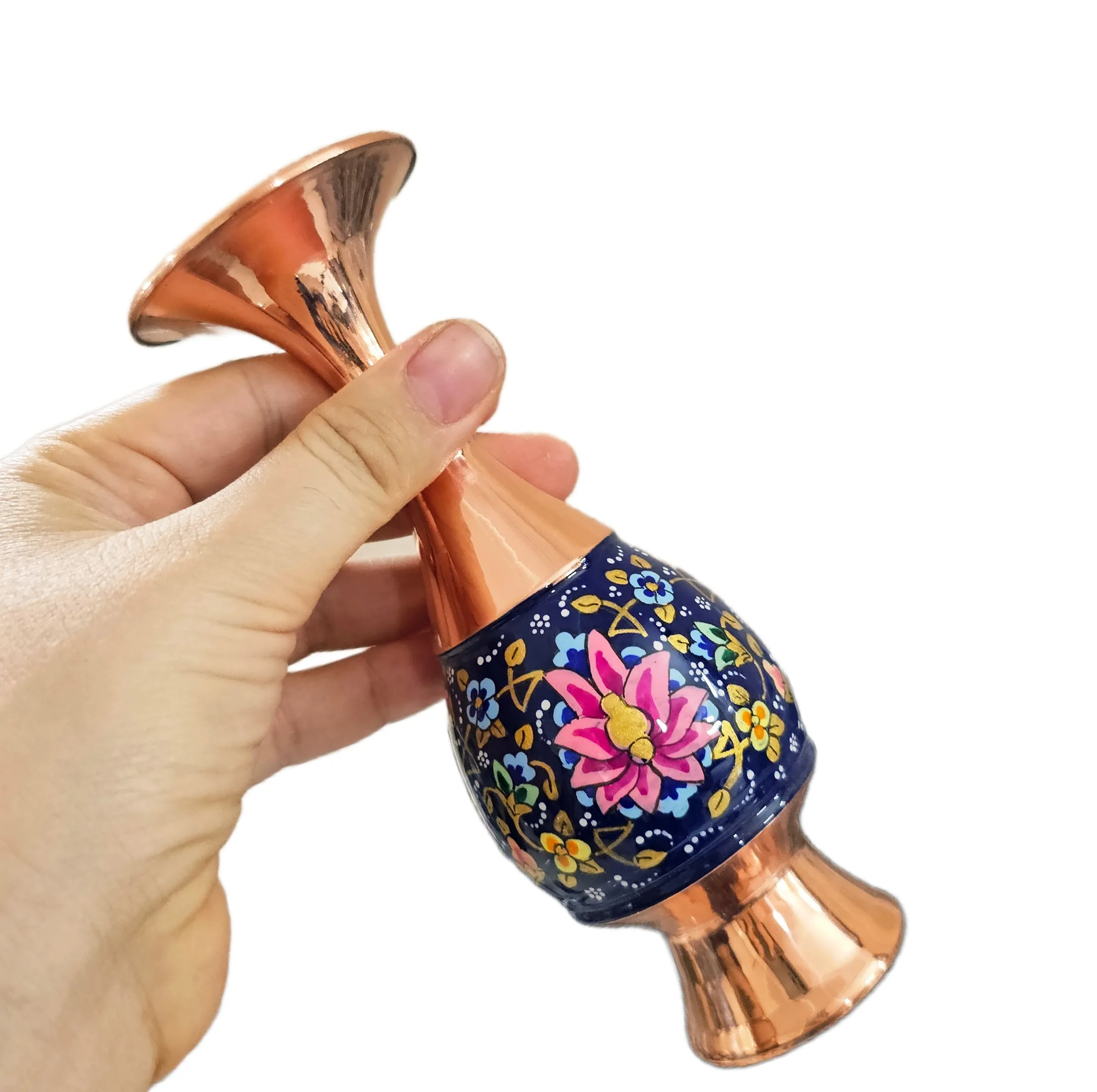 ست هدیه نگارستان نيلی مدل مس و پرداز کد JR-1623gold