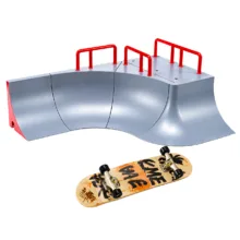 اسباب بازی مدل اسکیت انگشتی به همراه زمین بازی ماژولار طرح Skatepark کد 1810-13B