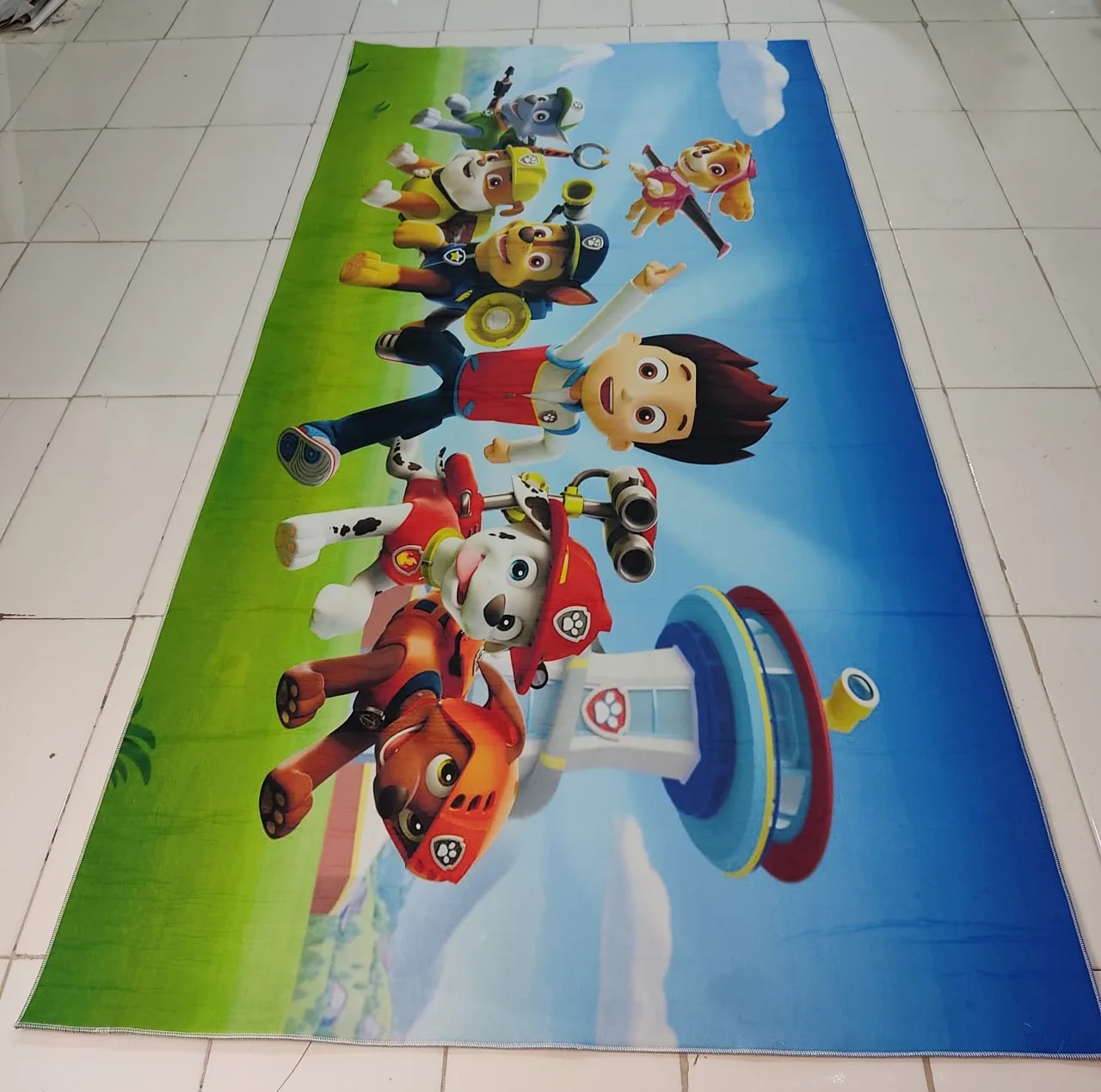 فرش پارچه ای مدل کودک کد A9748