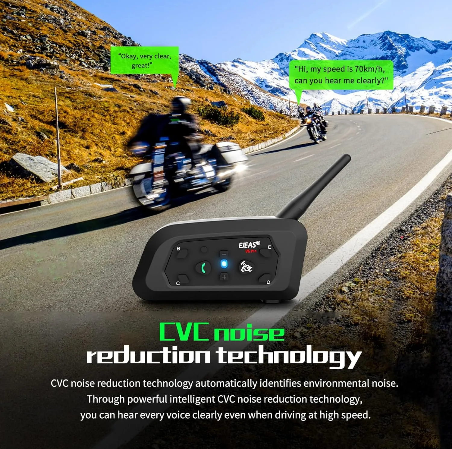 هدست کلاه کاسکت ایجاس مدل V6PRO-01