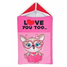 قنداق نوزاد مدل LOVE YOU TOO نقش گوزن