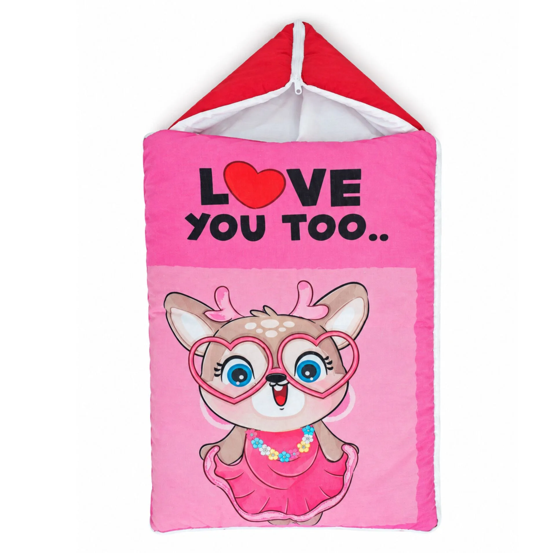 قنداق نوزاد مدل LOVE YOU TOO نقش گوزن
