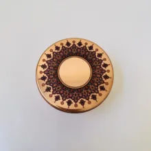 شکلات خوری مسی طرح اسلیمی کد ZH356.5