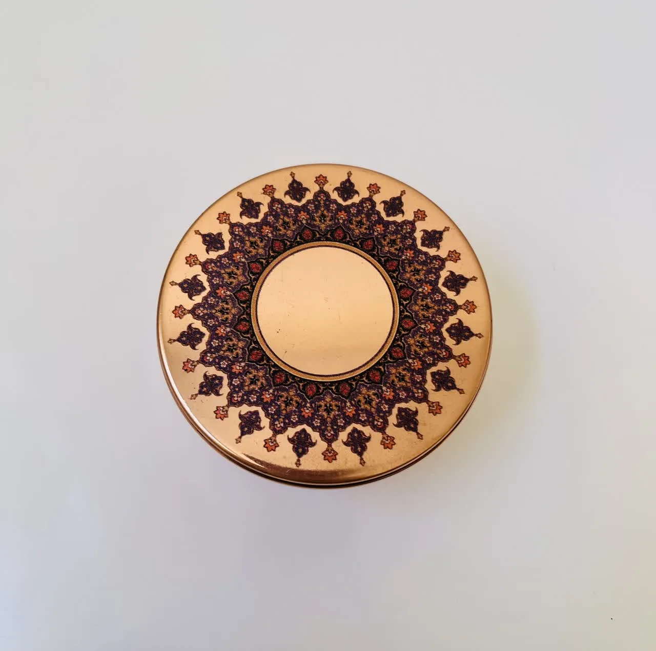 شکلات خوری مسی طرح اسلیمی کد ZH356.5