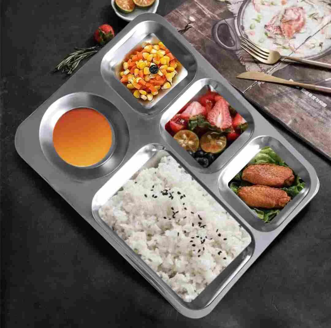 سینی سرو مدل چند خانه بسته 2 عددی