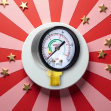 گیج فشار پمپ باد ناتالی مدل 10 بار کد 150