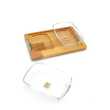 اردو خوری لیمون مدل پایه چوبی کد TP522 مجموعه 3 عددی