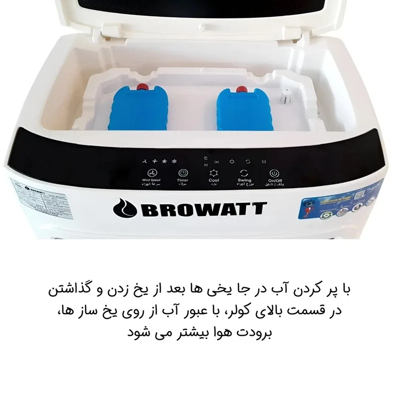 کولر آبی سلولزی 2800 بروات مدل کنترل دار