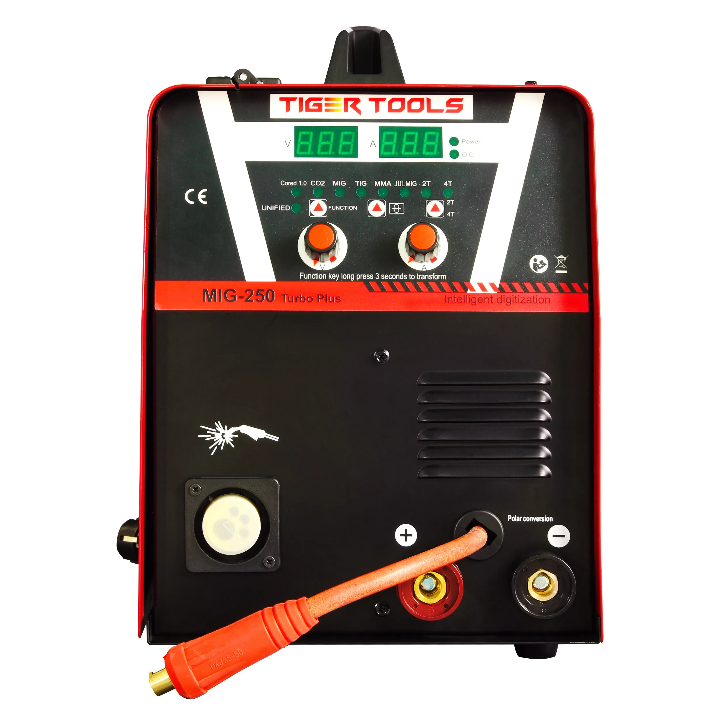 دستگاه جوش 250 آمپر تایگر تولز مدل MIG/MMA250 Turbo Plus Co2