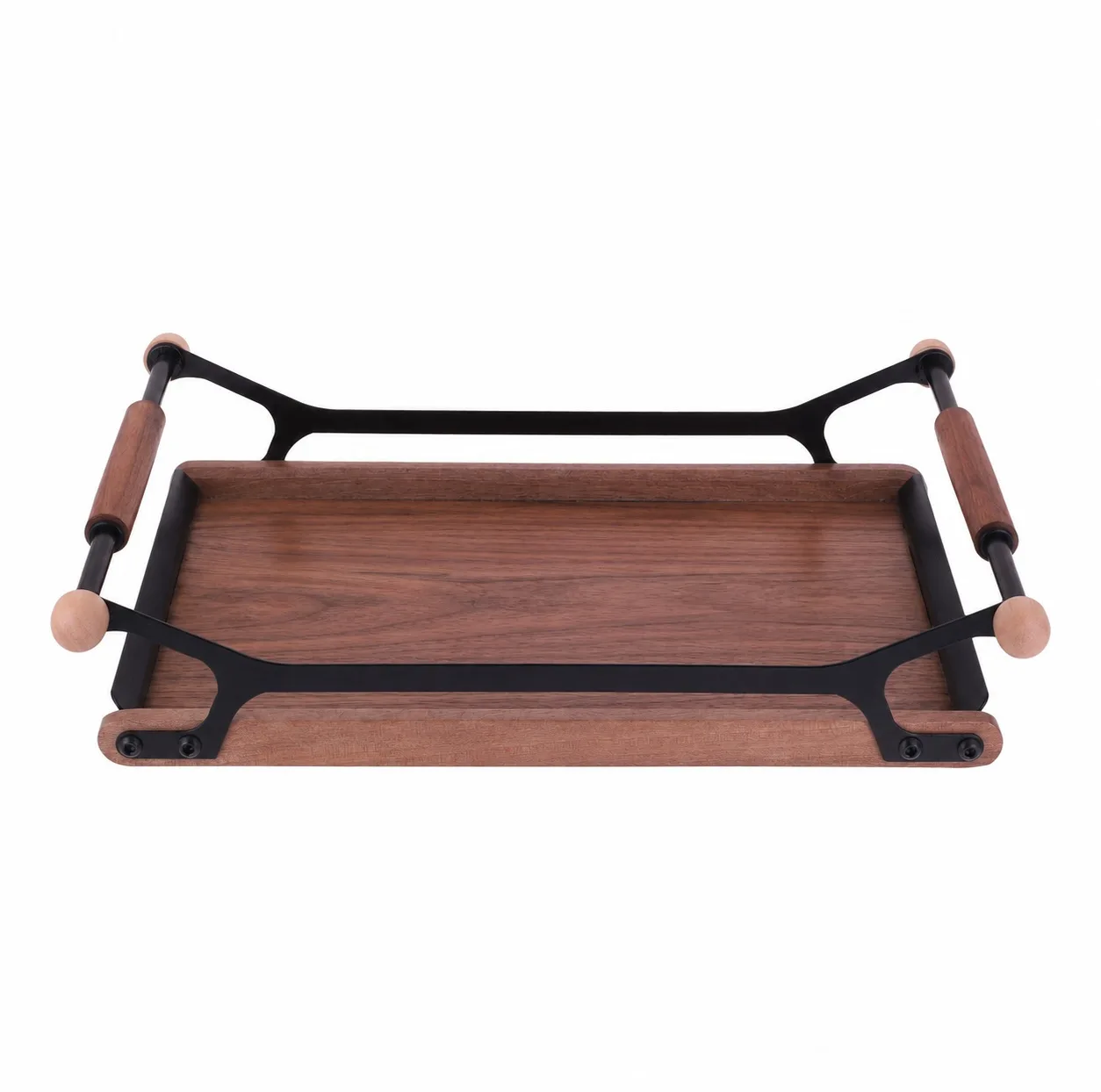 سینی دسته دار مدل چوبی سایز 35*25 سانتی متر