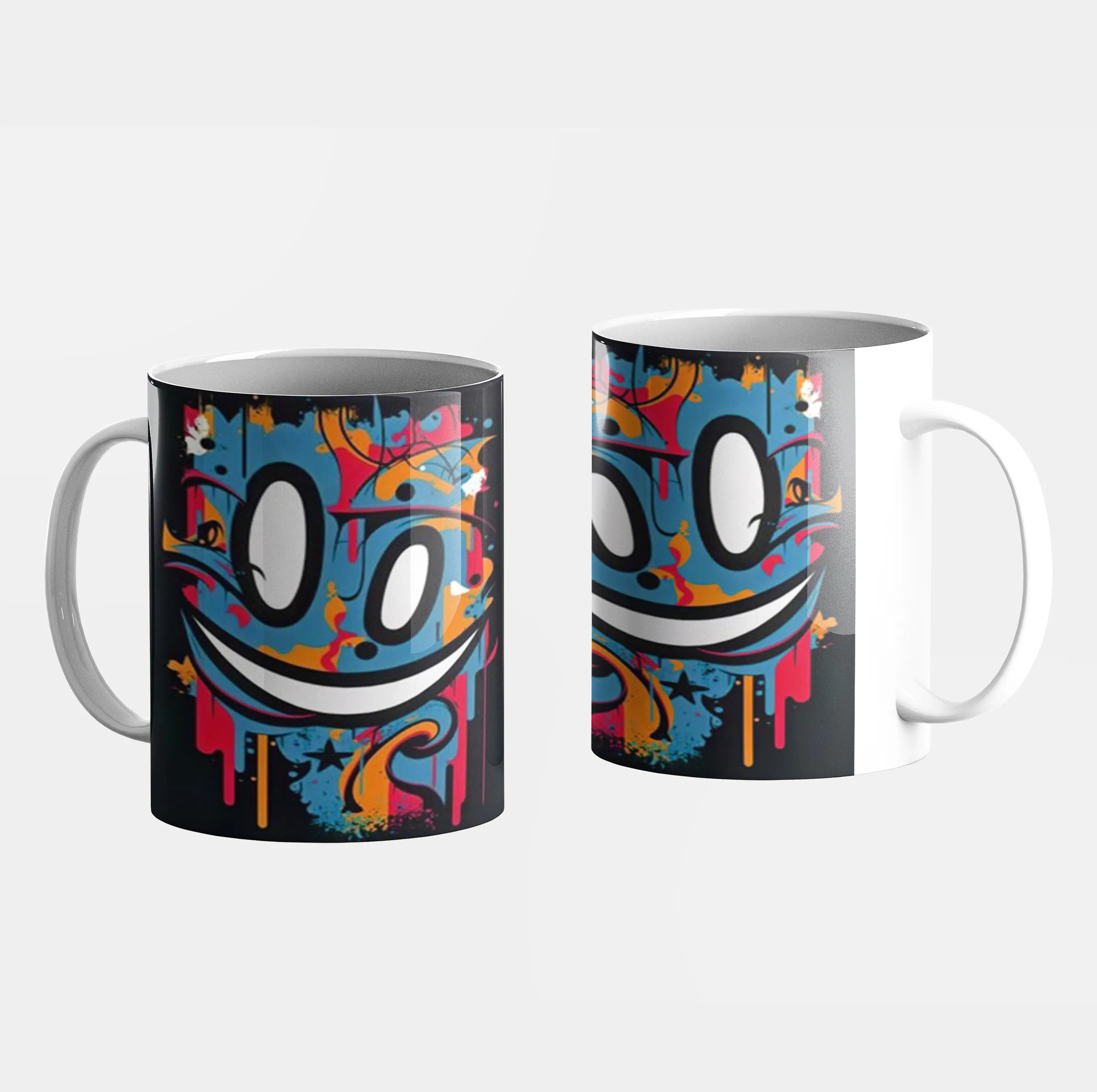 ست ماگ به همراه زیر لیوانی و پد ماوس مدل نقاشی کد 129