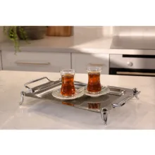 سینی دسته دار یونیک کد 1-4073 سایز 26*42 سانتی متر
