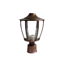 چراغ حیاطی مدل سرلوله کد P-1Cl [po]
