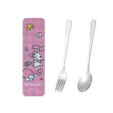 ست قاشق چنگال مینیسو مدل My melody مجموعه 3 عددی