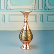 گلدان خاتم کاری صنایع دستی اریسا مدل صراحی