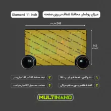 محافظ صفحه نمایش خودرو مولتی نانو مدل CR-S1NC مناسب برای مانیتور دایموند ولوم دار 10.1 اینچ
