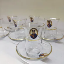 سرویس چای خوری 12 پارچه مدل شاه عباسی کد 333