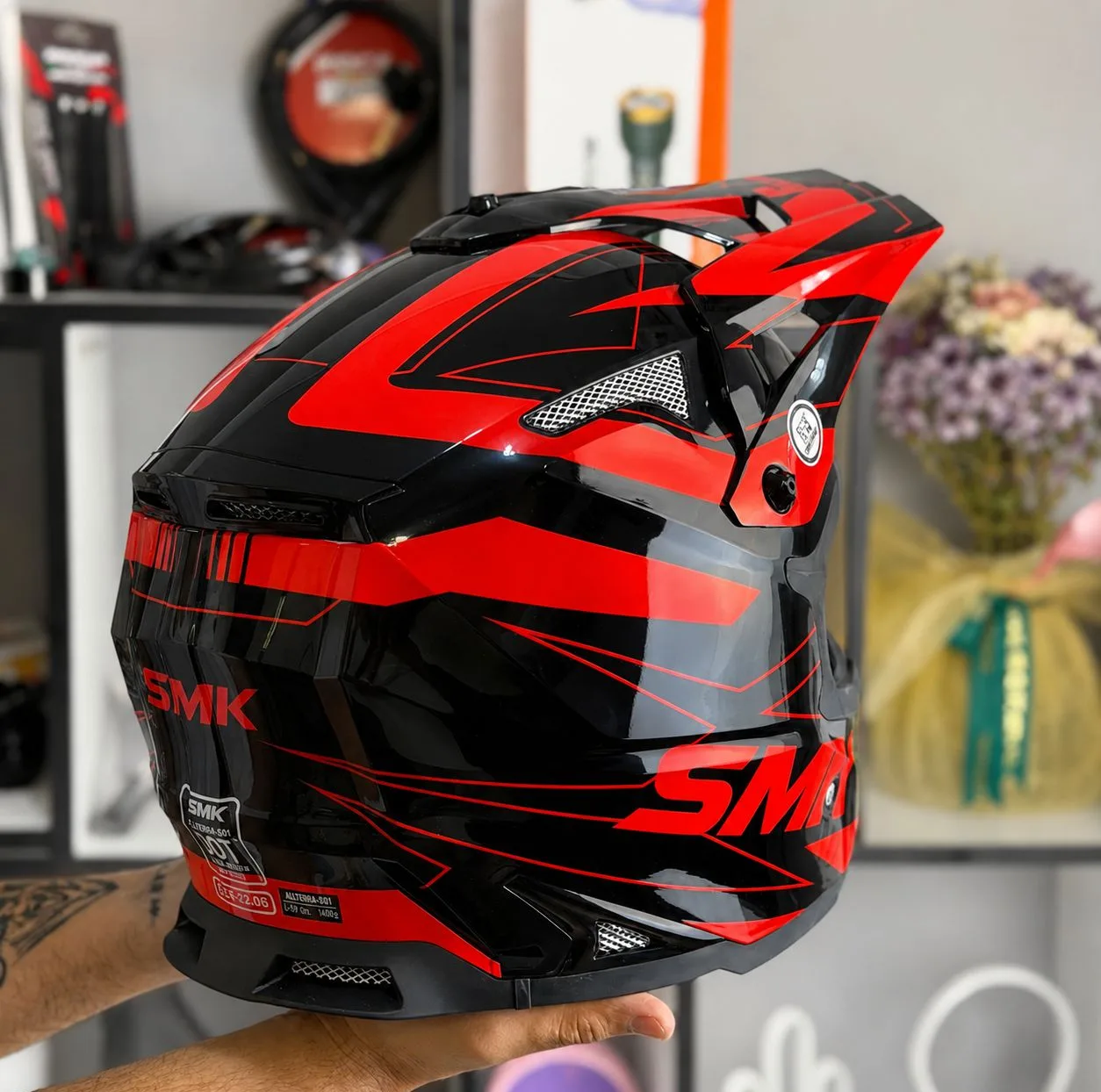 کلاه کاسکت اس ام کی مدل Helmets X-POWER کد 2319