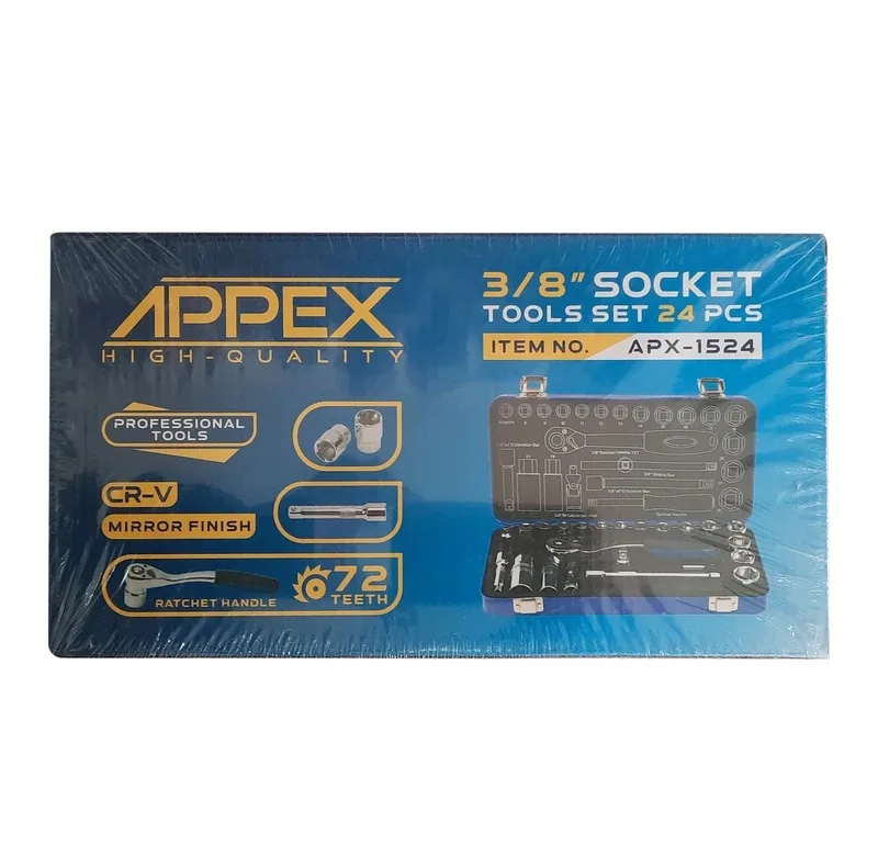 جعبه بکس اپکس مدل AJ-APX-1524 مجموعه 24 عددی