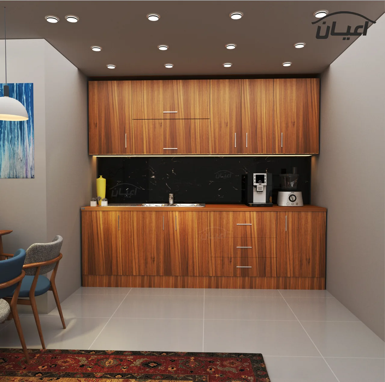 کابینت آشپزخانه اعیان مدل FH CL18