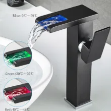 شیر روشویی مدل لوکس LED-B