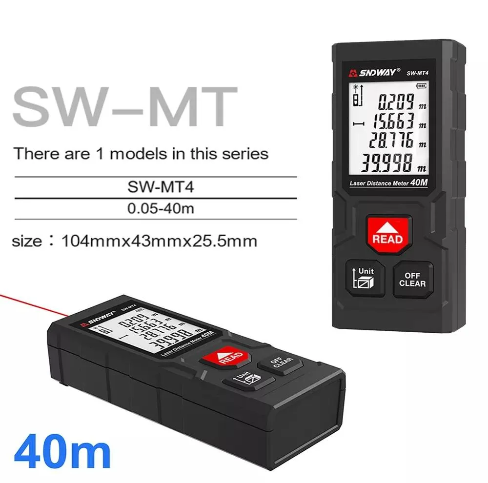 متر لیزری سندوی مدل SNDWAY SW-MT4