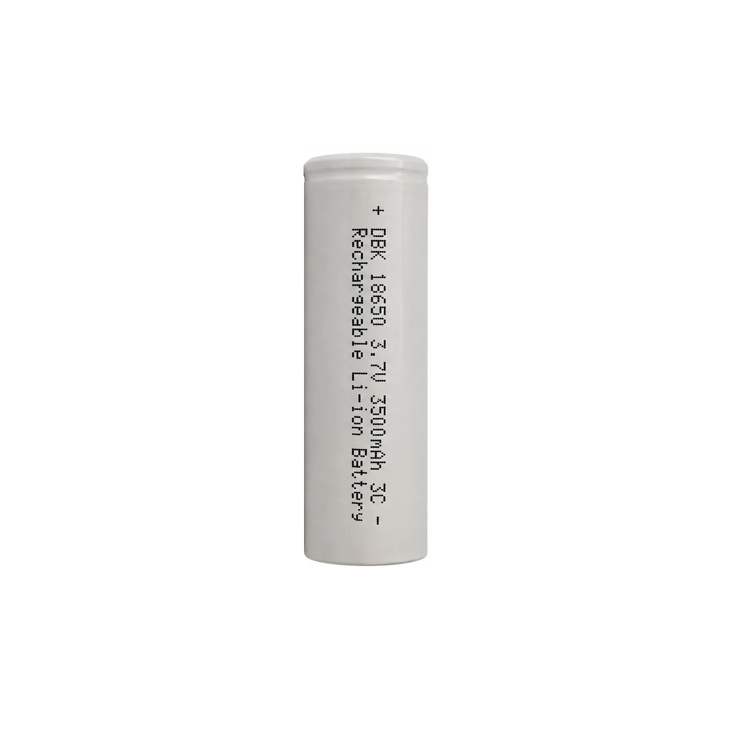 باتری لیتیومی قابل شارژ دی بی کی مدل 18650 3500mAh 3c 3.7V LI-ION ظرفیت 3500 میلی آمپر ساعت
