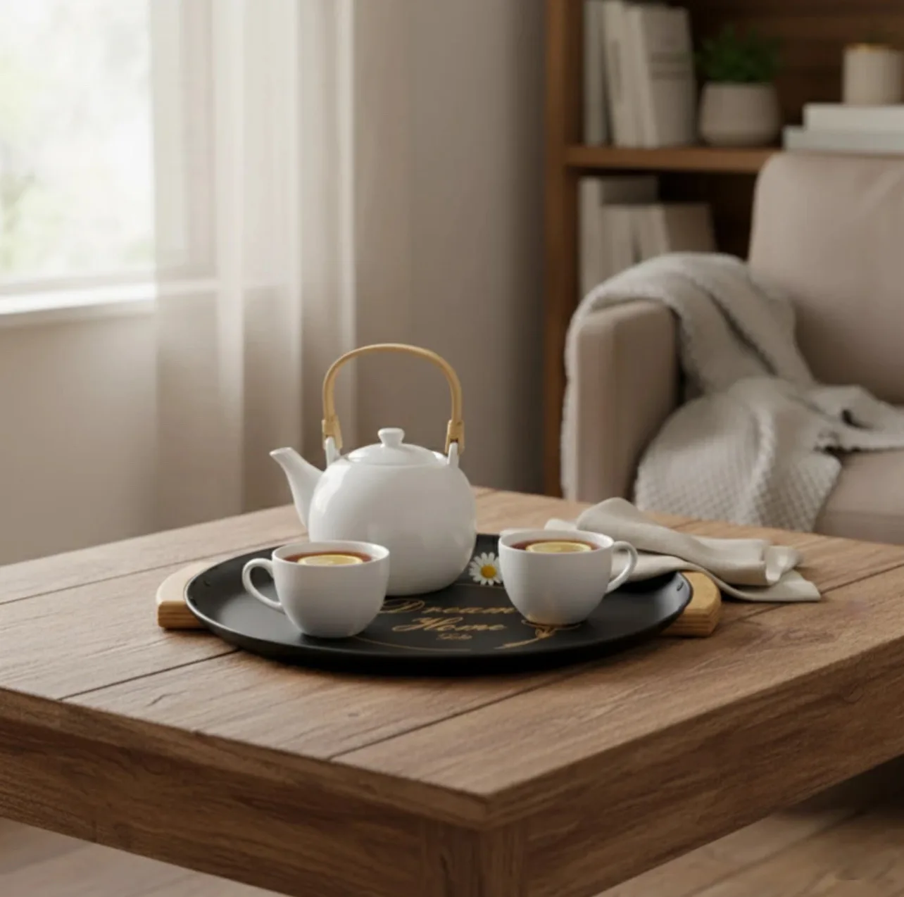 سینی دسته دار مدل MN-600 بسته 2 عددی