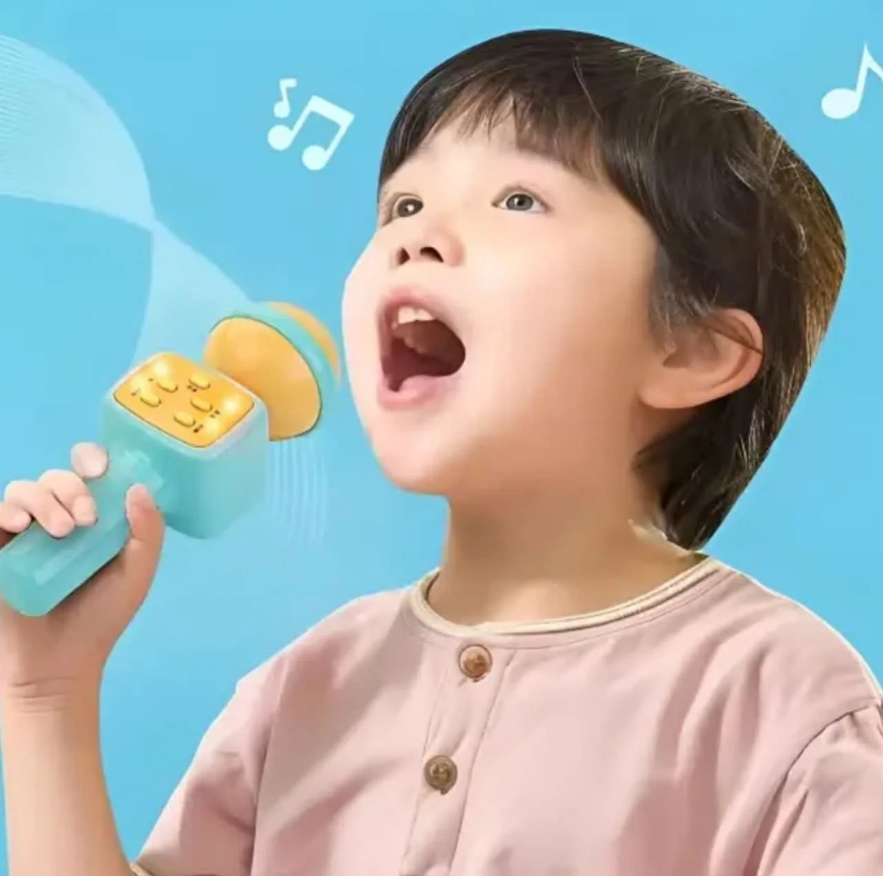 اسباب بازی ناب سل مدل میکروفون موزیکال چراغدار کد Musical microphone with lights