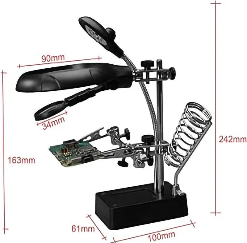 پایه هویه مدل TE-800 به همراه گیره مونتاژ