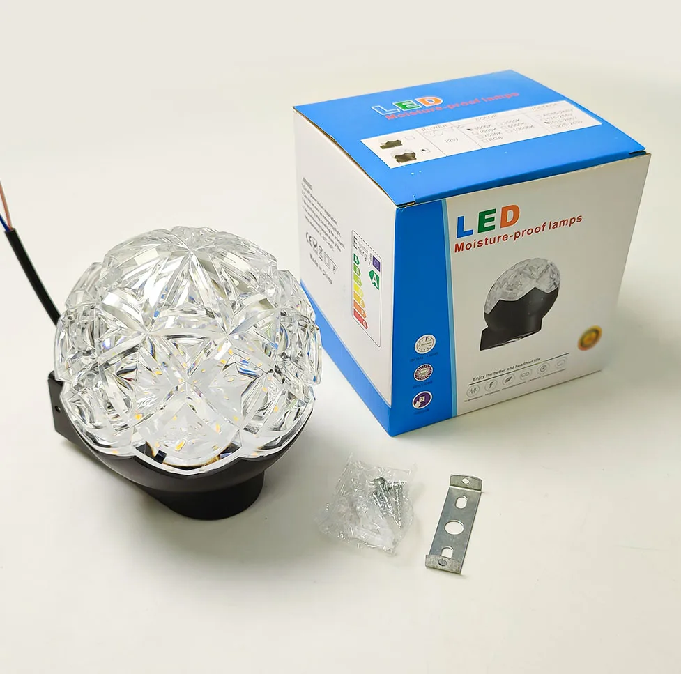 چراغ حیاطی 12 وات مدل دوطرفه زحل کد BD174