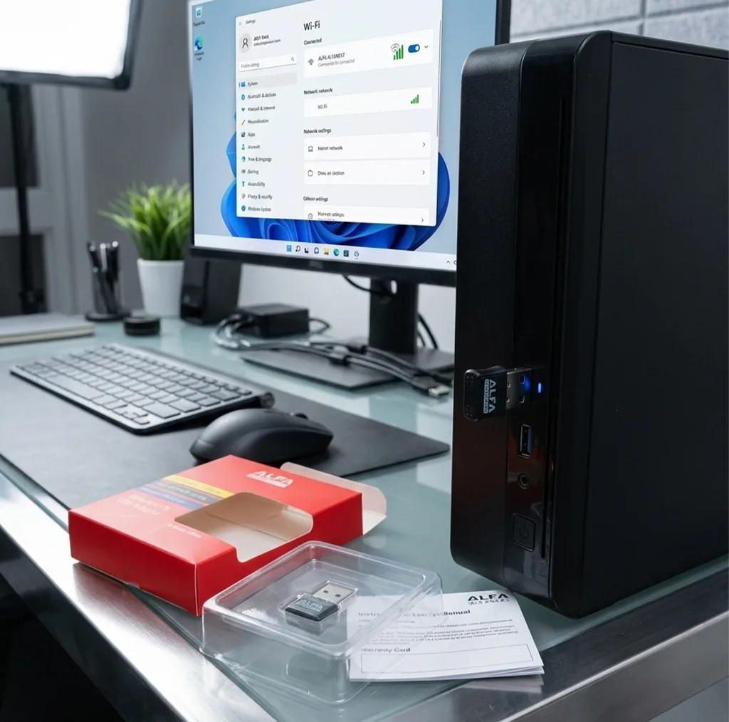 USB کارت شبکه آلفا نتورکس مدل UW06