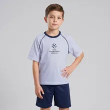 تی شرت آستین کوتاه پسرانه نخی مرینوپوش مدل UEFA