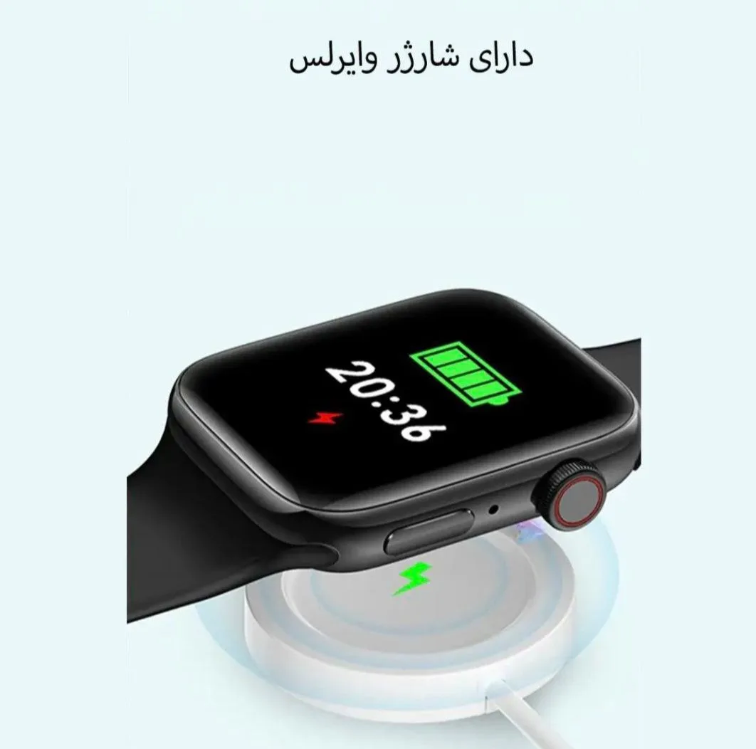 ساعت هوشمند 46 میلی‌ متری مدل ME08 با ۲ بند سیلیکونی
