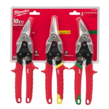 قیچی ورق بر میلواکی مدل Aviation Metal Snips Set مجموعه 3 عددی