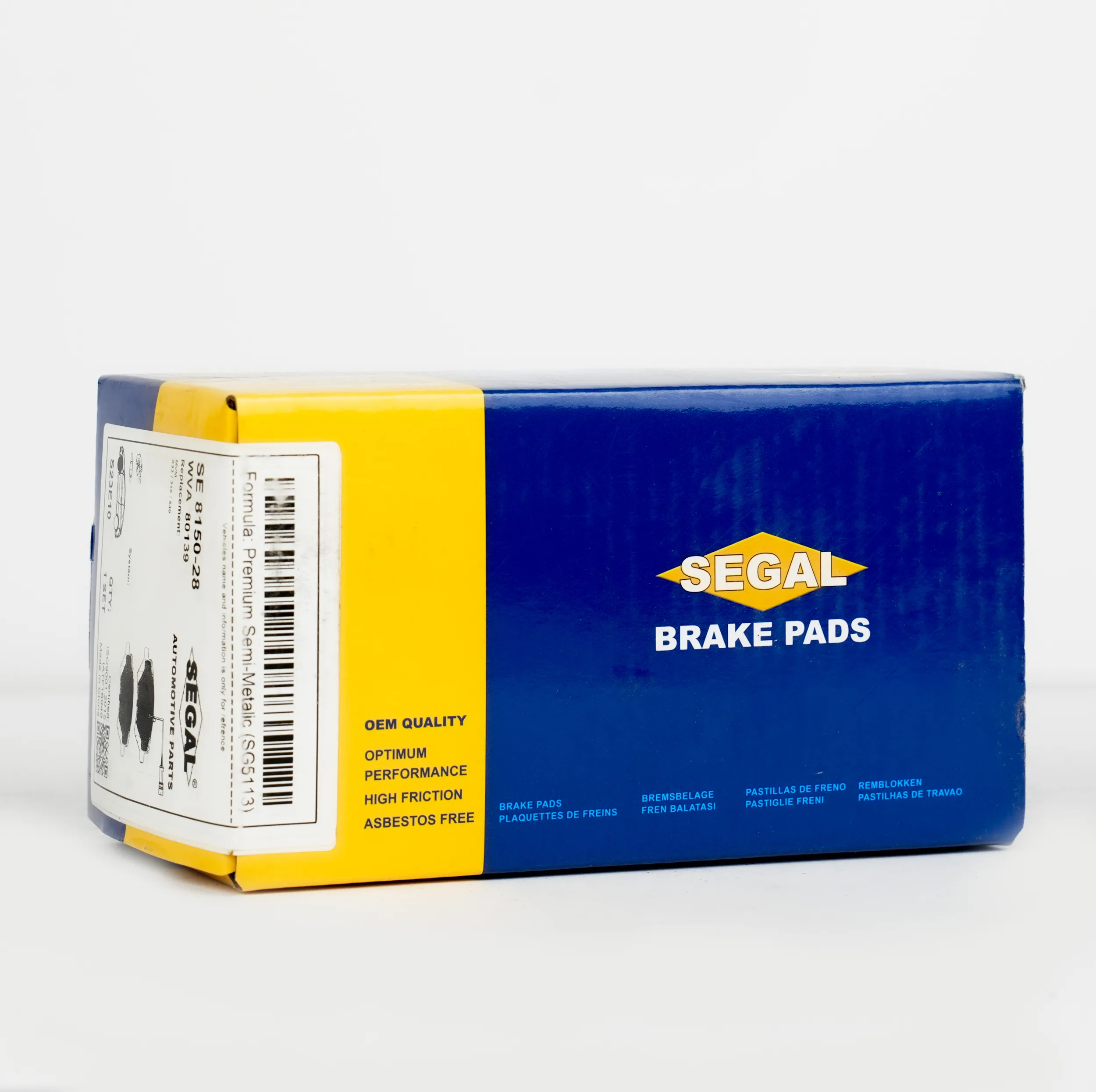 لنت ترمز چرخ جلو سگال مدل SE 8150-28 مناسب برای MVM X33
