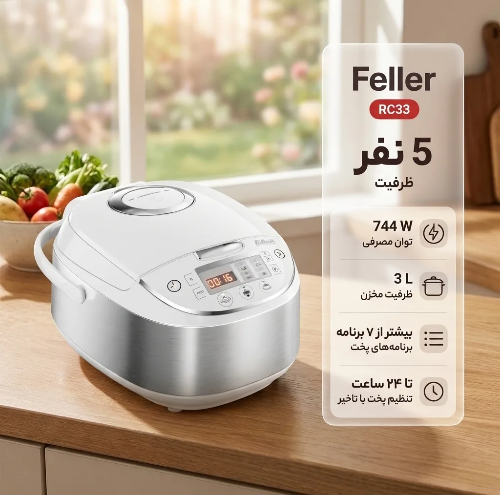 پلوپز 5 نفره فلر مدل RC33