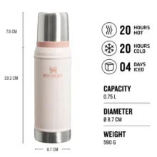 فلاسک استنلی مدل CLASSIC BOTTLE S2024 گنجایش 0.75 لیتر