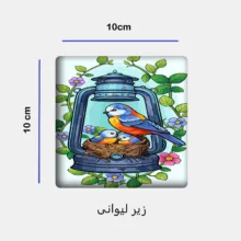 ماگ مدل پرنده کد 93 به همراه زیر لیوانی و پد ماوس
