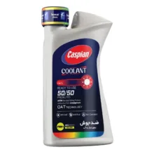 ضدیخ و ضدجوش آماده مصرف 50 به 50 کاسپین مدل COOLANT حجم 930 میلی لیتر بسته 2 عددی