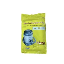 پاکت جاروبرقی تیوا مدل 4200 بسته 3 عددی مناسب برای جاروبرقی تیوا سطلی همراه با دو عدد فیلتر