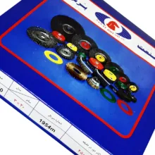 فرچه سیمی تخت افشان صنعت برس مدل HT -0020 سایز 200 میلی متر