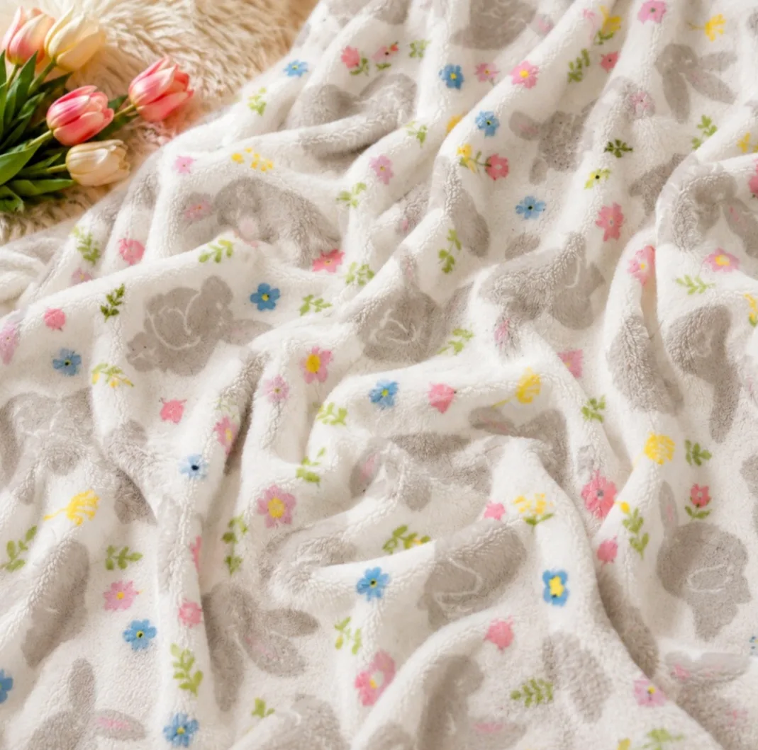 پتو مسافرتی 1 نفره مدل سایه خرگوشی سایز 160×220 سانتیمتر