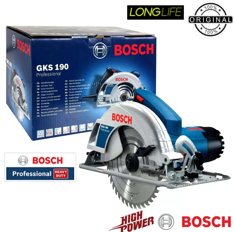 اره دیسکی بوش مدل فوق حرفه ای کد GKS 190 - 1400 w Professional