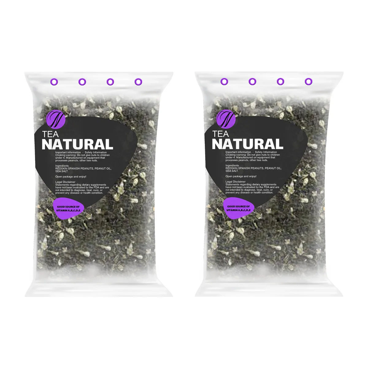 چای سبز جاسمین نچرال - 1000 گرم بسته 2 عددی