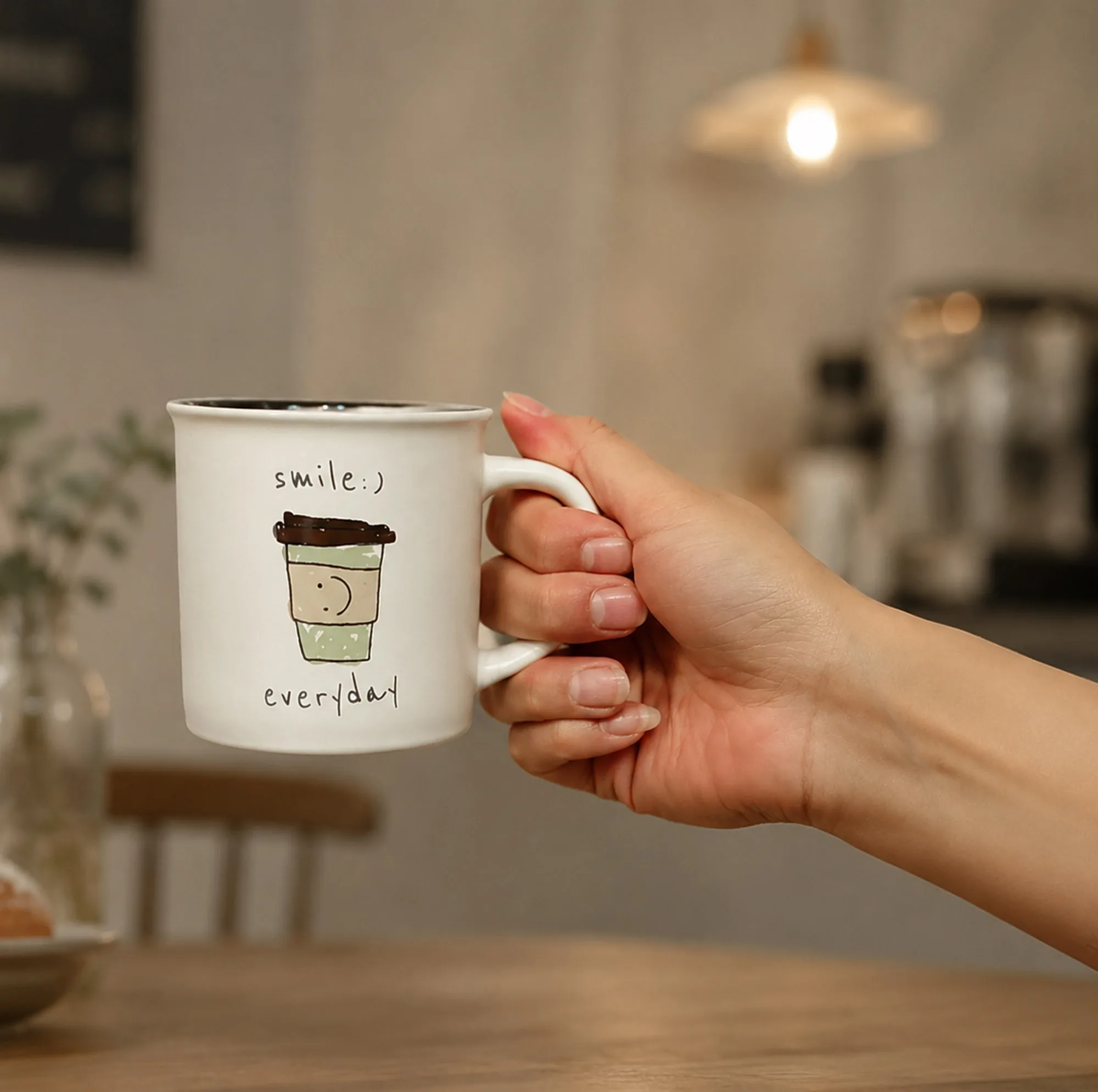 ماگ سایدا طرح کافی مدل Coffee time مجموعه ۴ عددی