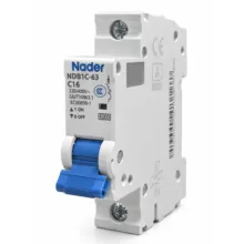 فیوز مینیاتوری تک پل 63 آمپر نادر مدل NDB1C-63 C63