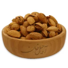 بادام پوست کاغذی خام آجیل خان - 1000 گرم